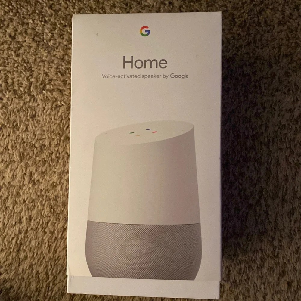 Google home, voice activated speaker.